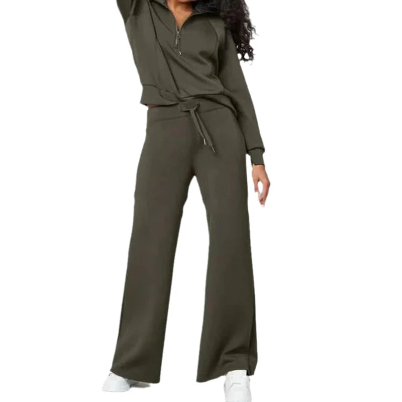 Women's Casual Zipper Set