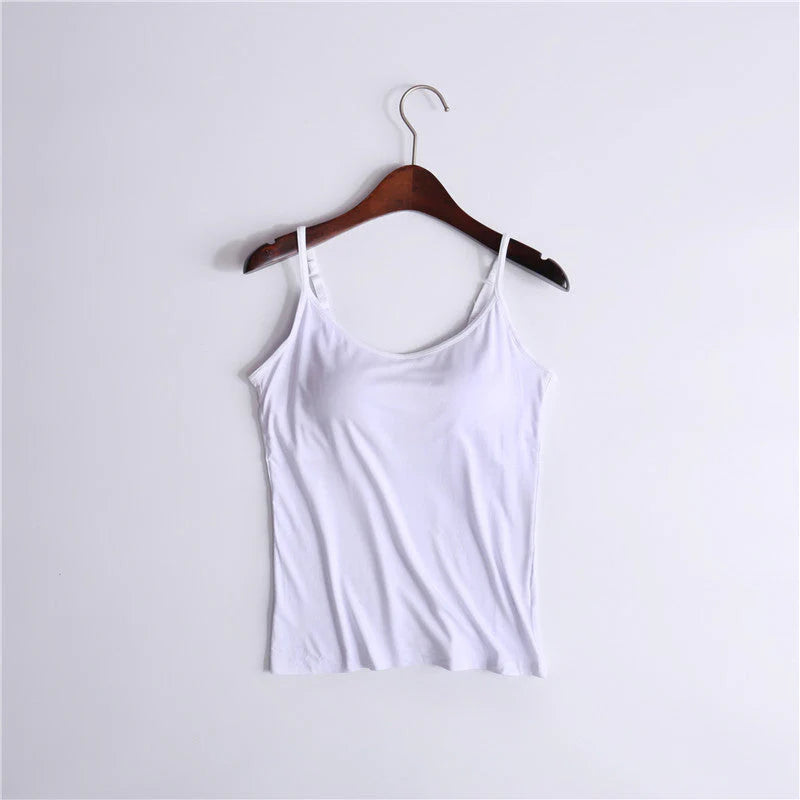 Tank Top With Built-In Bra