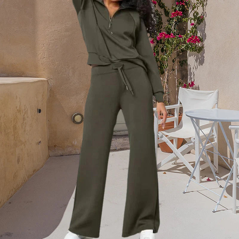 Women's Casual Zipper Set