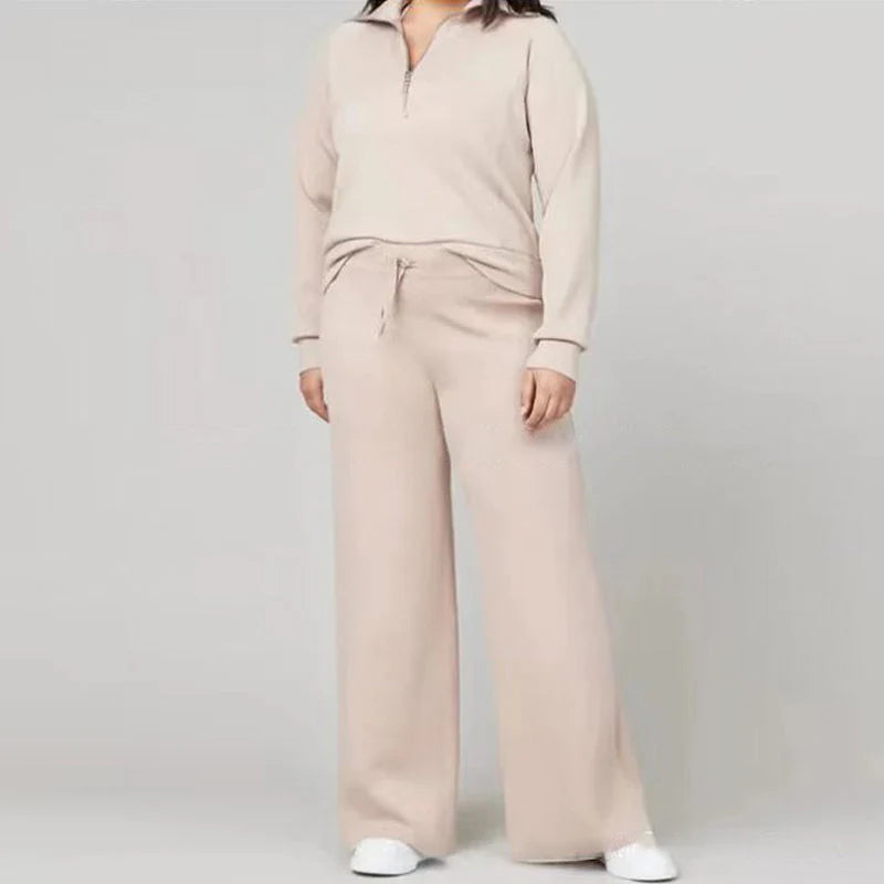 Women's Casual Zipper Set