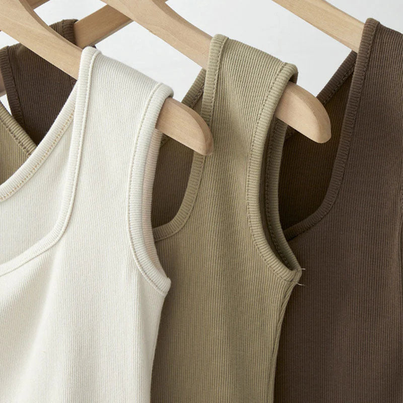 Square Collar Vest