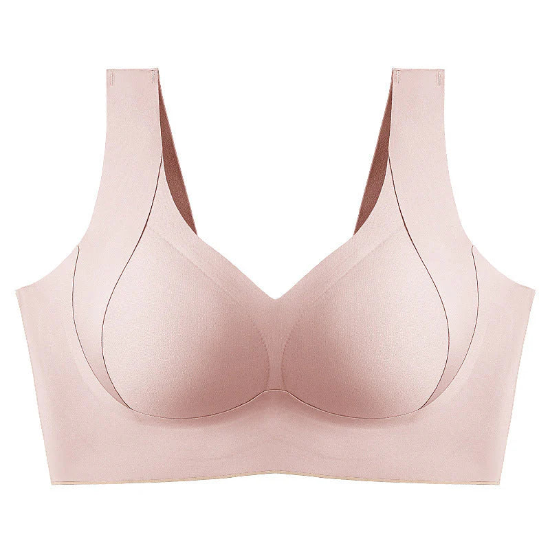 Side Coverage and Anti-Sagging Wire-Free Bra