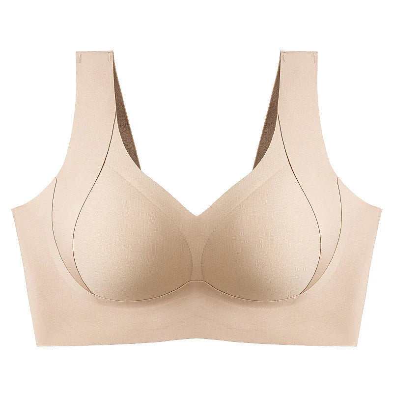 Side Coverage and Anti-Sagging Wire-Free Bra