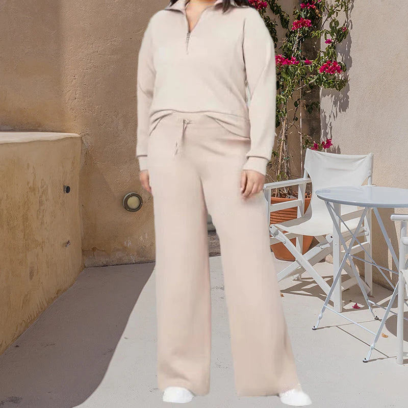 Women's Casual Zipper Set