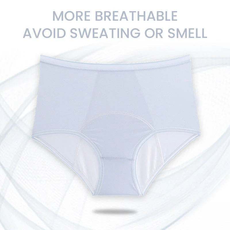 High Waist Leak Proof Ice Silk Panties