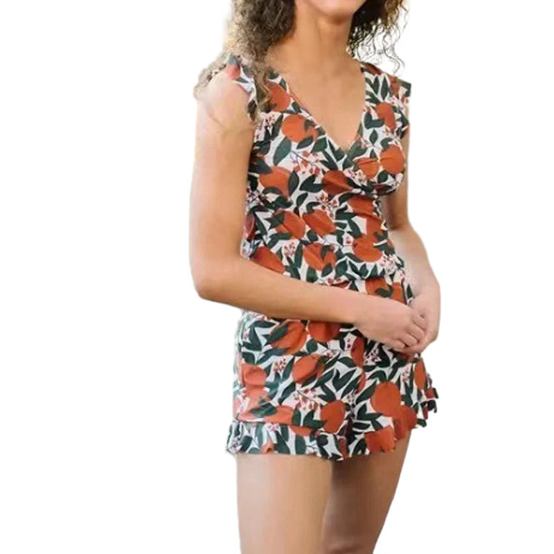 Swim Romper Built-in Bra