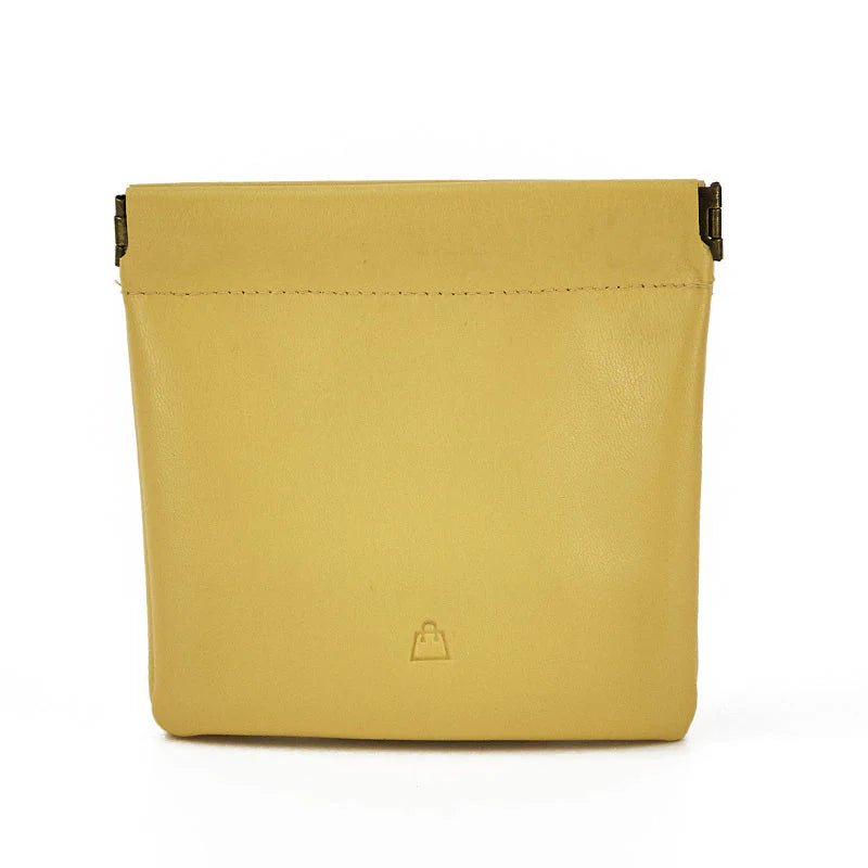 Leather Squeeze Coin Purse