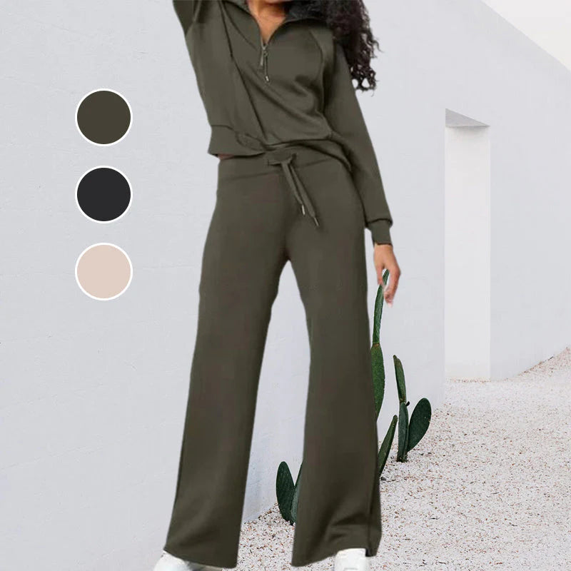 Women's Casual Zipper Set